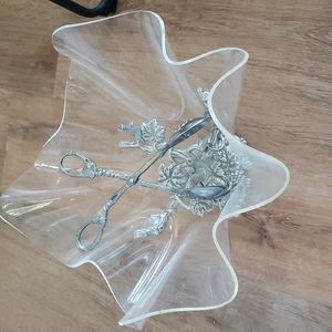 Arthur Court Designs Grape Bowl with Grape Tongs